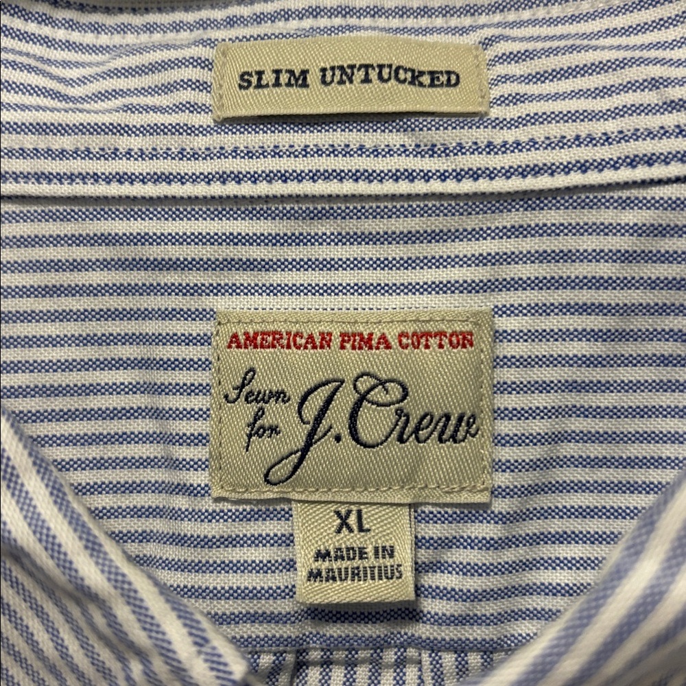 J. Crew Striped Button Down - image 3